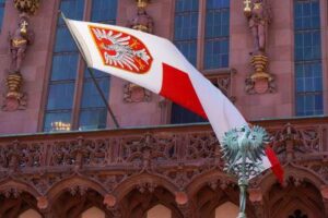 vor dem Römer in Frankfurt