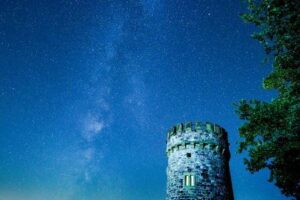 Abend am Ajaxturm bei Siefersheim